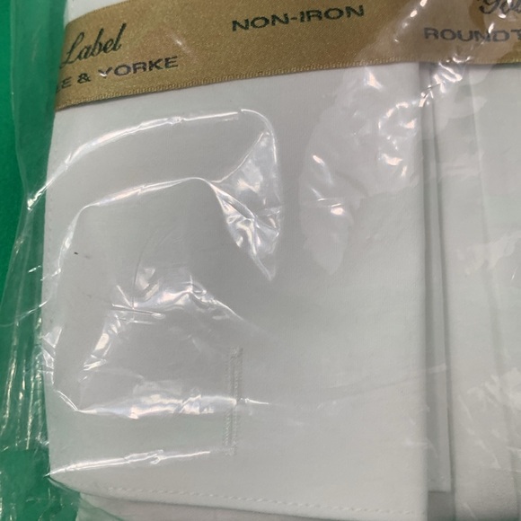 Roundtree &Yorke Gold Label French cuff white tuxedo shirt 16.5-34 nwt - Picture 3 of 6